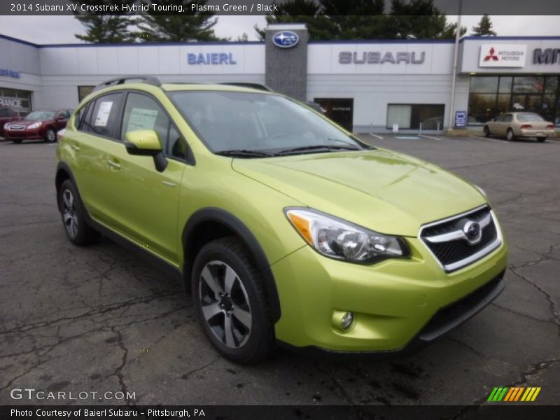 Plasma Green / Black 2014 Subaru XV Crosstrek Hybrid Touring