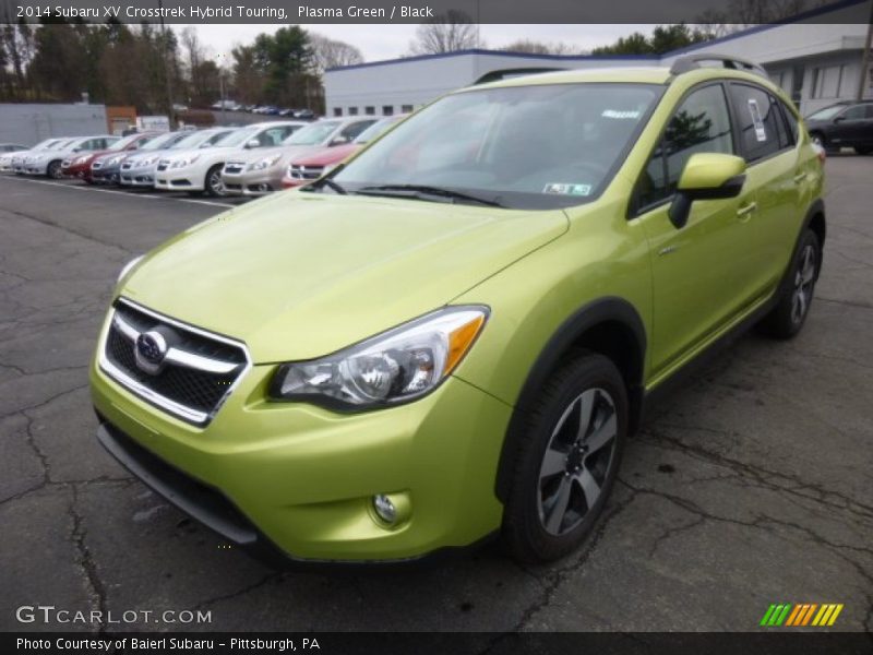 Plasma Green / Black 2014 Subaru XV Crosstrek Hybrid Touring