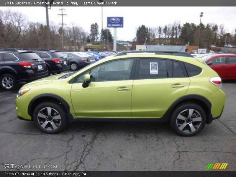 Plasma Green / Black 2014 Subaru XV Crosstrek Hybrid Touring