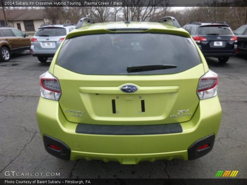 Plasma Green / Black 2014 Subaru XV Crosstrek Hybrid Touring
