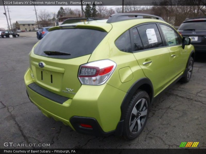 Plasma Green / Black 2014 Subaru XV Crosstrek Hybrid Touring