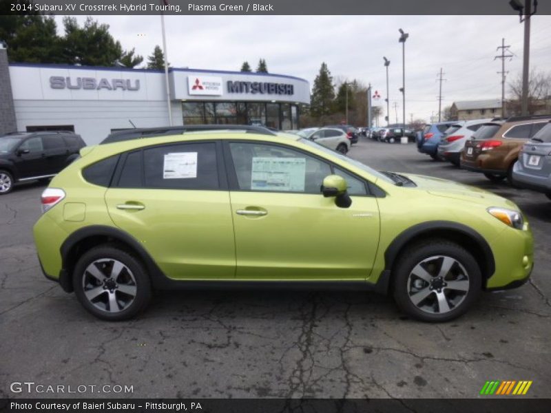 Plasma Green / Black 2014 Subaru XV Crosstrek Hybrid Touring