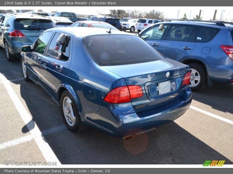 Fusion Blue Metallic / Obsidian Black 2006 Saab 9-5 2.3T Sedan