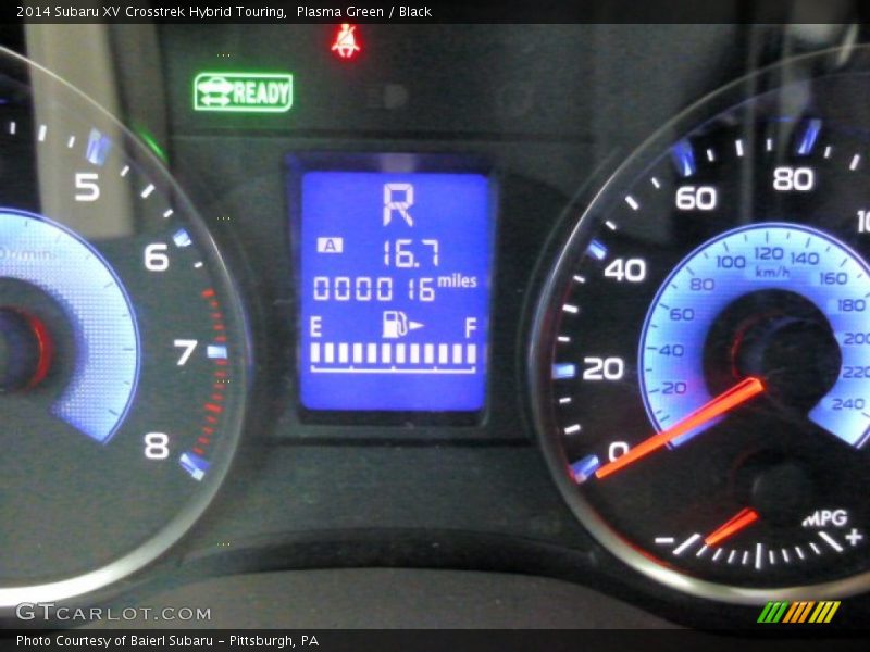 Plasma Green / Black 2014 Subaru XV Crosstrek Hybrid Touring