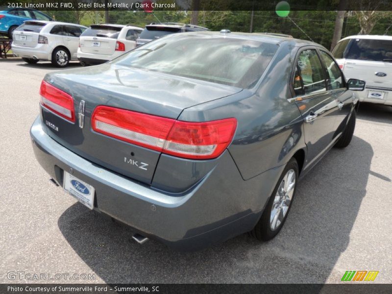 Steel Blue Metallic / Dark Charcoal 2012 Lincoln MKZ FWD