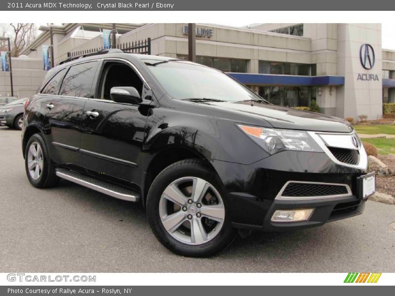 Crystal Black Pearl / Ebony 2011 Acura MDX Technology