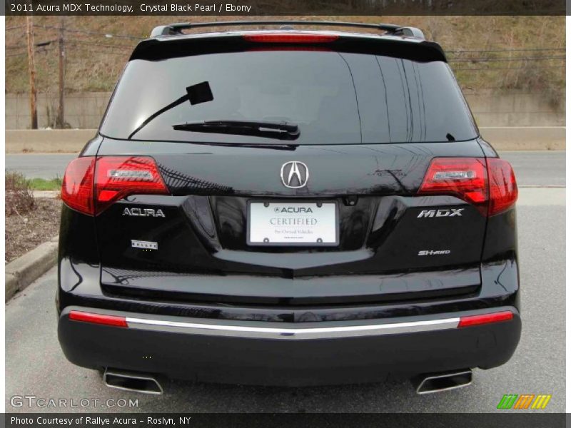 Crystal Black Pearl / Ebony 2011 Acura MDX Technology