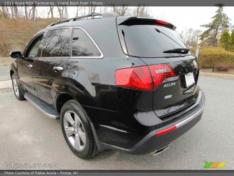 Crystal Black Pearl / Ebony 2011 Acura MDX Technology