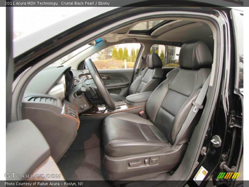 Crystal Black Pearl / Ebony 2011 Acura MDX Technology