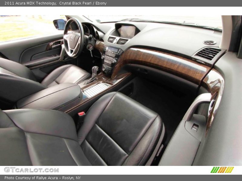 Crystal Black Pearl / Ebony 2011 Acura MDX Technology