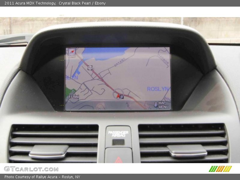 Crystal Black Pearl / Ebony 2011 Acura MDX Technology