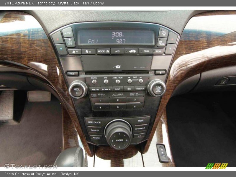 Crystal Black Pearl / Ebony 2011 Acura MDX Technology