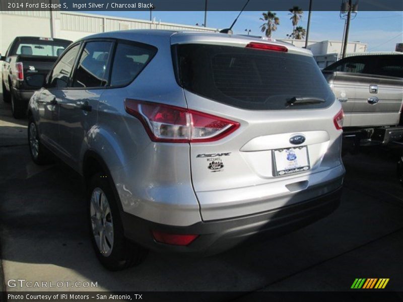 Ingot Silver / Charcoal Black 2014 Ford Escape S