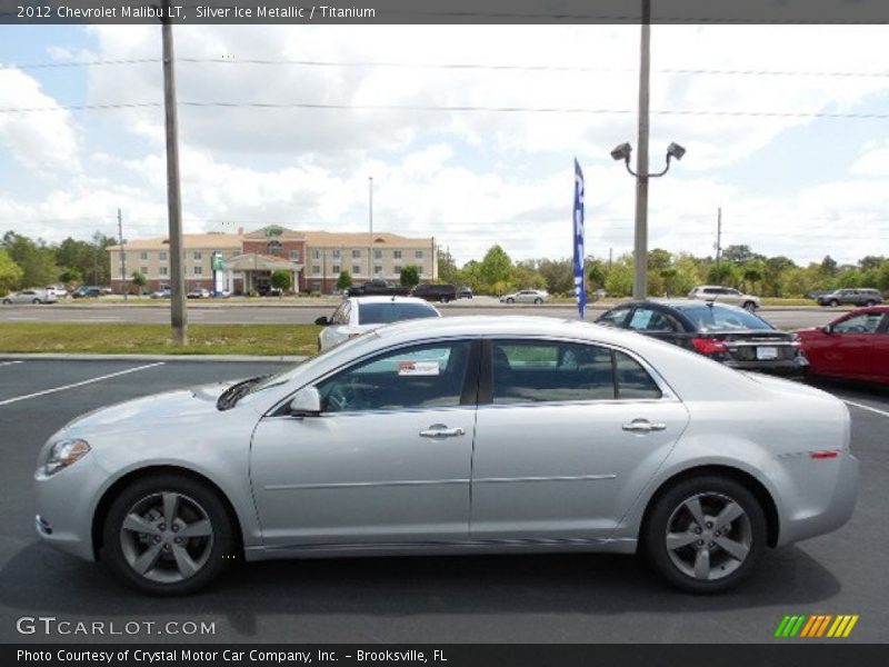 Silver Ice Metallic / Titanium 2012 Chevrolet Malibu LT