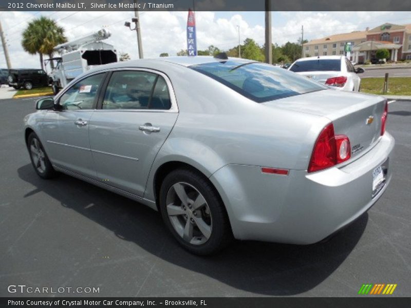 Silver Ice Metallic / Titanium 2012 Chevrolet Malibu LT