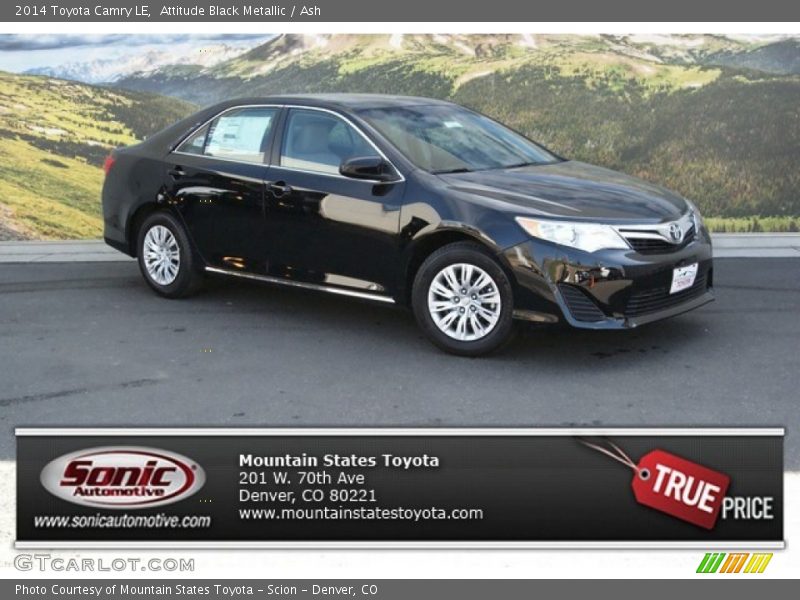 Attitude Black Metallic / Ash 2014 Toyota Camry LE