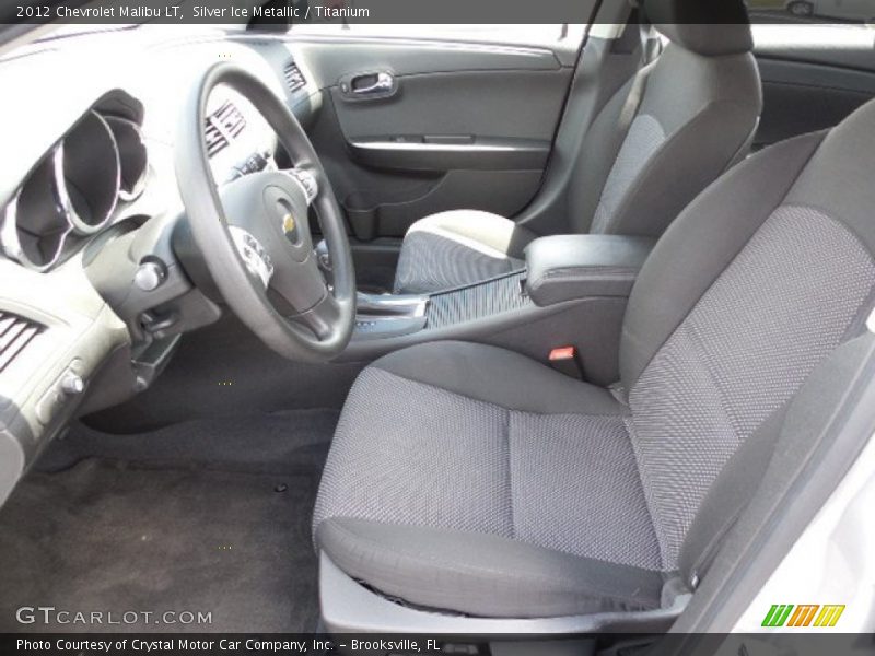 Silver Ice Metallic / Titanium 2012 Chevrolet Malibu LT