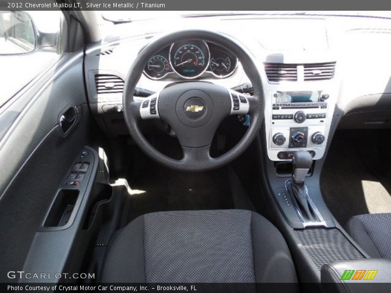 Silver Ice Metallic / Titanium 2012 Chevrolet Malibu LT