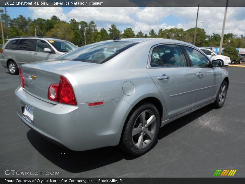 Silver Ice Metallic / Titanium 2012 Chevrolet Malibu LT