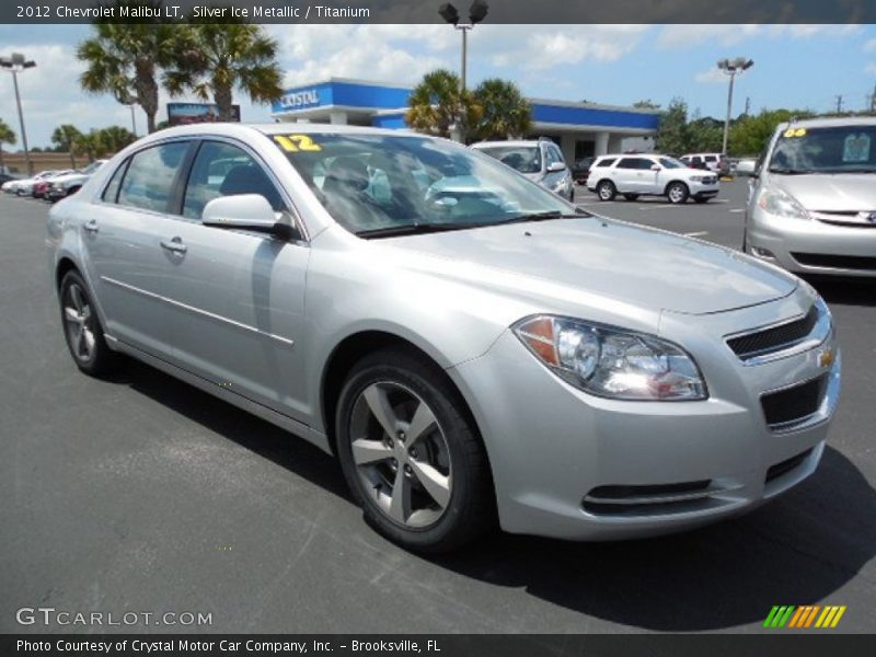 Silver Ice Metallic / Titanium 2012 Chevrolet Malibu LT
