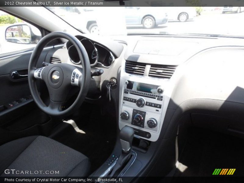 Silver Ice Metallic / Titanium 2012 Chevrolet Malibu LT