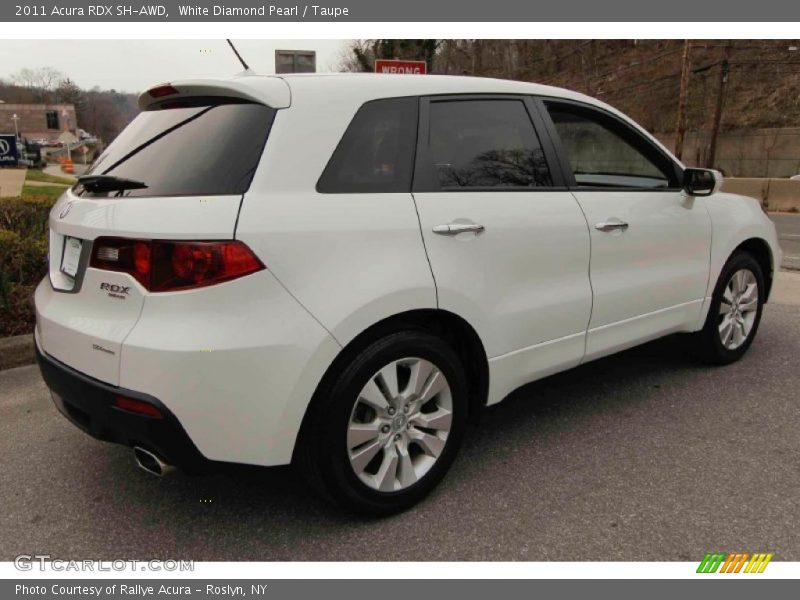 White Diamond Pearl / Taupe 2011 Acura RDX SH-AWD