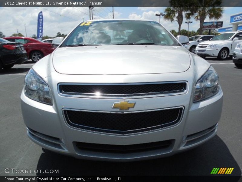 Silver Ice Metallic / Titanium 2012 Chevrolet Malibu LT