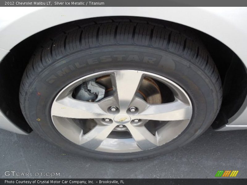 Silver Ice Metallic / Titanium 2012 Chevrolet Malibu LT