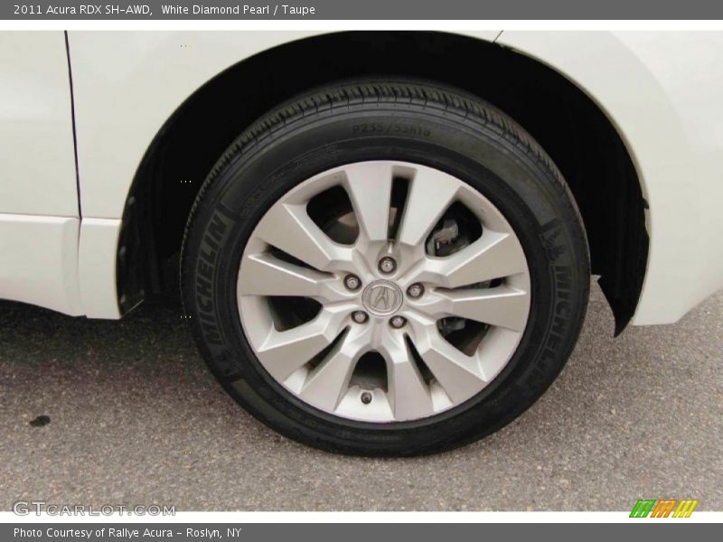 White Diamond Pearl / Taupe 2011 Acura RDX SH-AWD