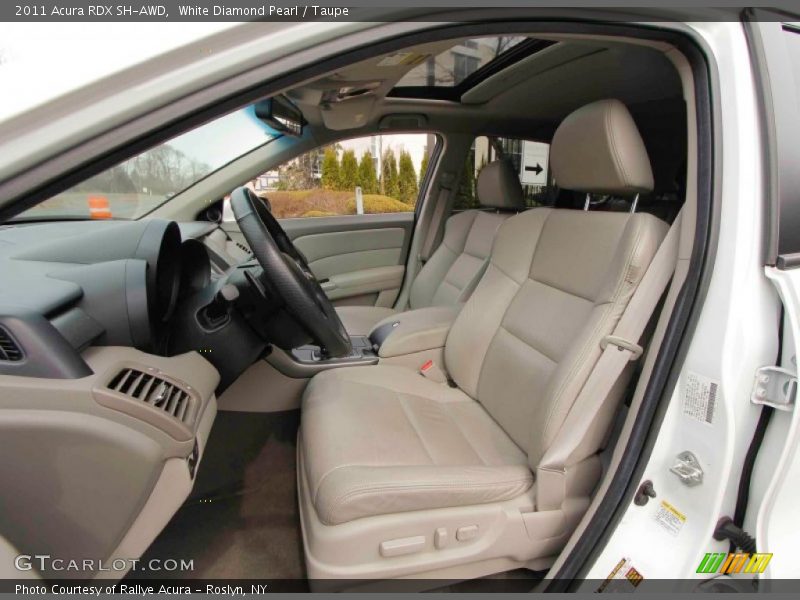 White Diamond Pearl / Taupe 2011 Acura RDX SH-AWD