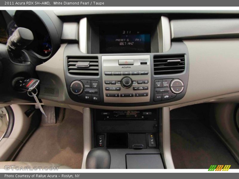 White Diamond Pearl / Taupe 2011 Acura RDX SH-AWD