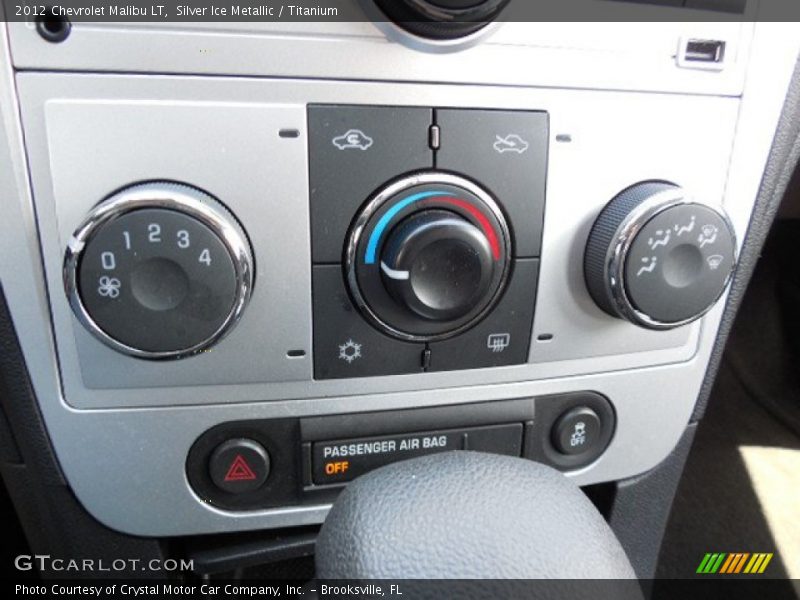 Silver Ice Metallic / Titanium 2012 Chevrolet Malibu LT
