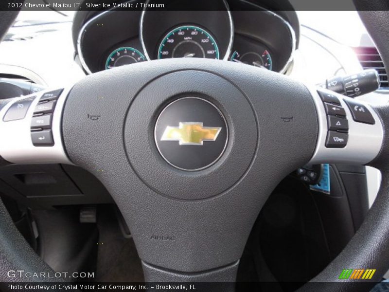 Silver Ice Metallic / Titanium 2012 Chevrolet Malibu LT