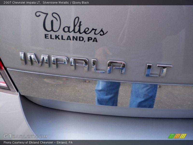 Silverstone Metallic / Ebony Black 2007 Chevrolet Impala LT