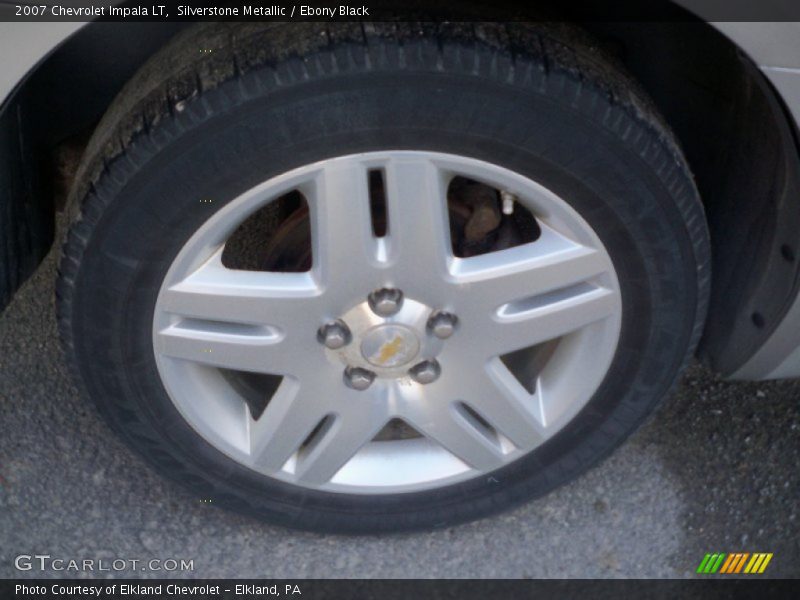 Silverstone Metallic / Ebony Black 2007 Chevrolet Impala LT