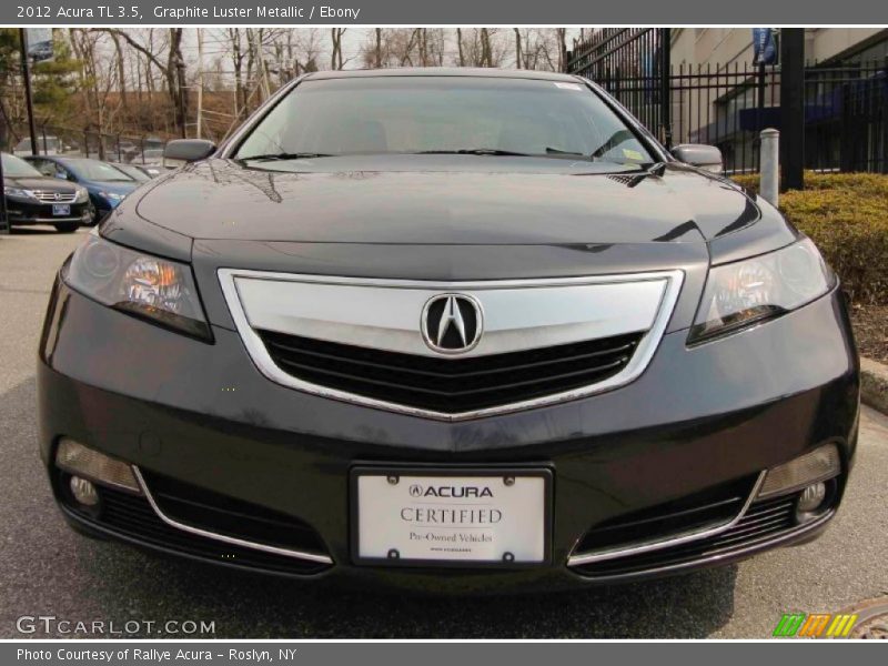 Graphite Luster Metallic / Ebony 2012 Acura TL 3.5