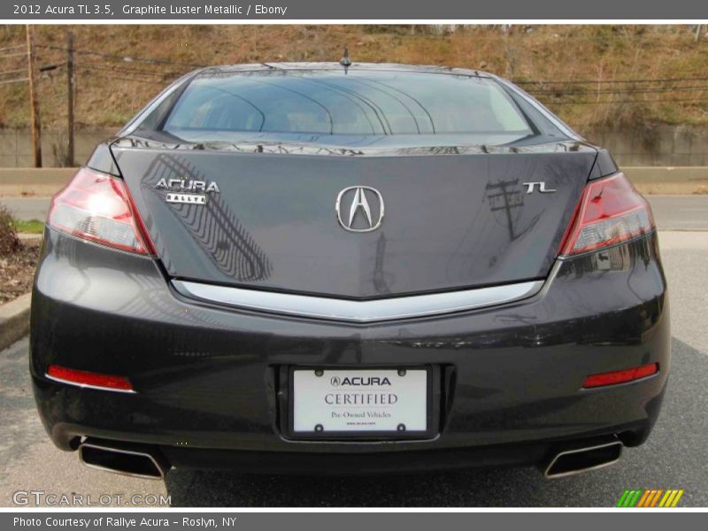 Graphite Luster Metallic / Ebony 2012 Acura TL 3.5