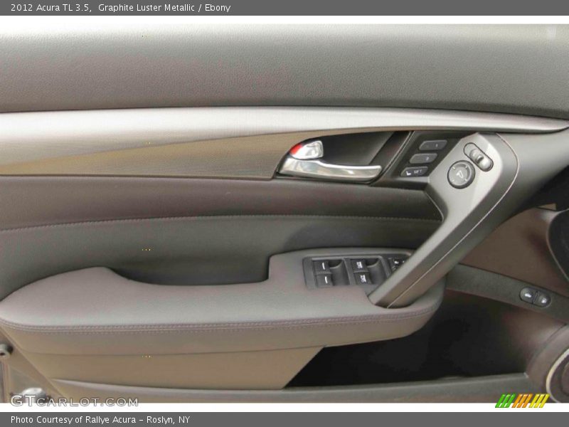Graphite Luster Metallic / Ebony 2012 Acura TL 3.5