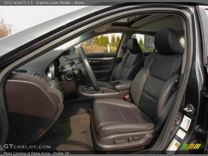 Graphite Luster Metallic / Ebony 2012 Acura TL 3.5