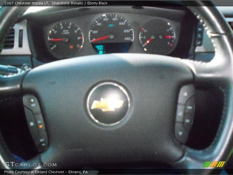 Silverstone Metallic / Ebony Black 2007 Chevrolet Impala LT