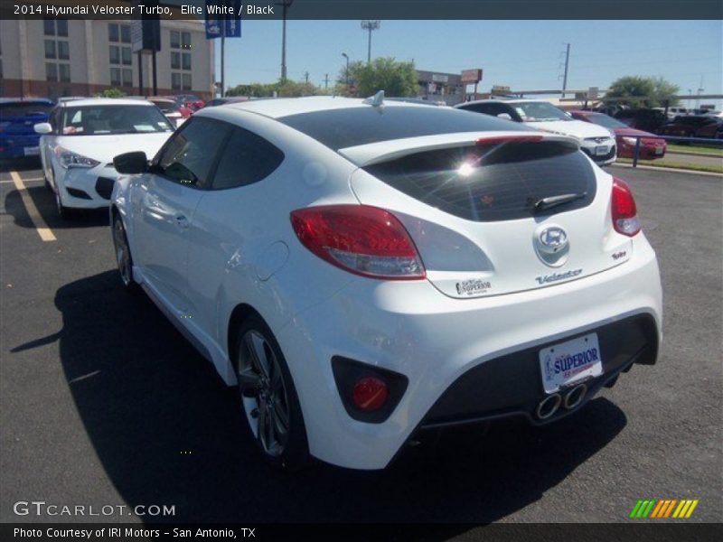 Elite White / Black 2014 Hyundai Veloster Turbo