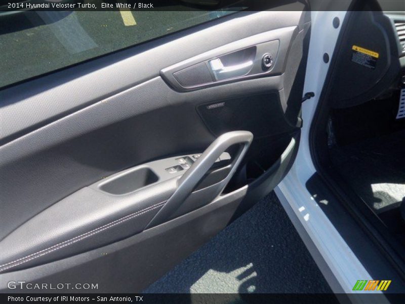 Elite White / Black 2014 Hyundai Veloster Turbo