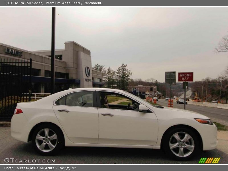 Premium White Pearl / Parchment 2010 Acura TSX Sedan