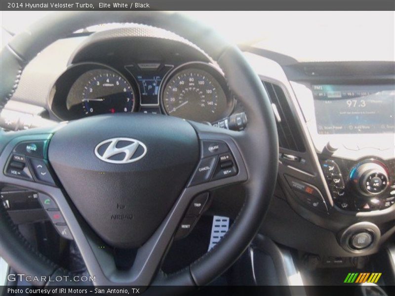 Elite White / Black 2014 Hyundai Veloster Turbo