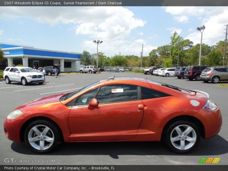 Sunset Pearlescent / Dark Charcoal 2007 Mitsubishi Eclipse GS Coupe