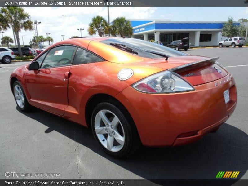 Sunset Pearlescent / Dark Charcoal 2007 Mitsubishi Eclipse GS Coupe