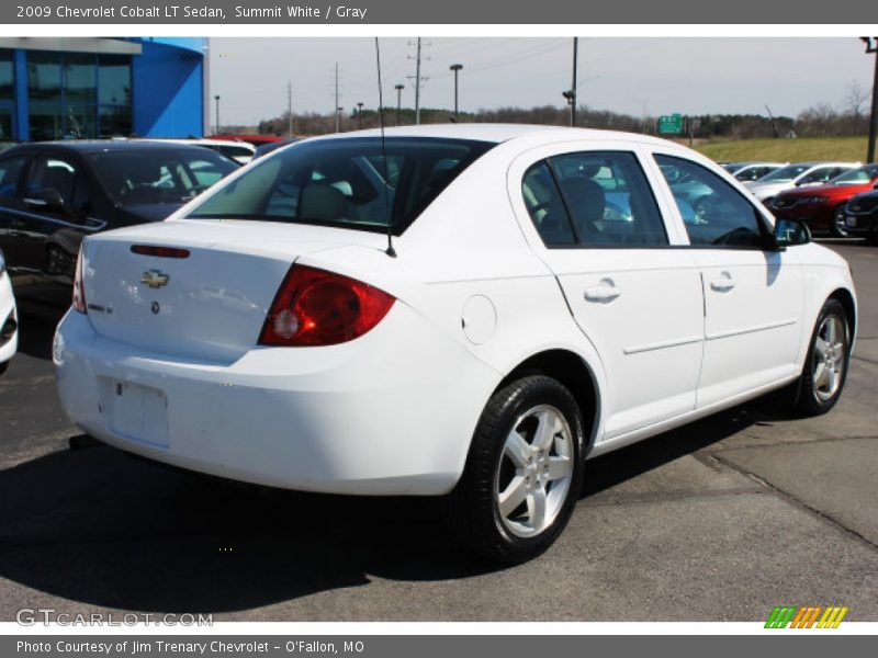 Summit White / Gray 2009 Chevrolet Cobalt LT Sedan