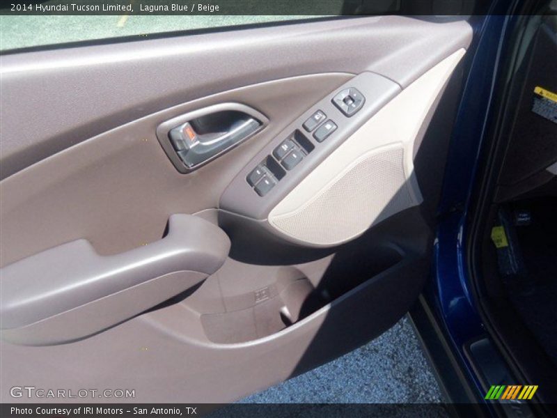 Laguna Blue / Beige 2014 Hyundai Tucson Limited