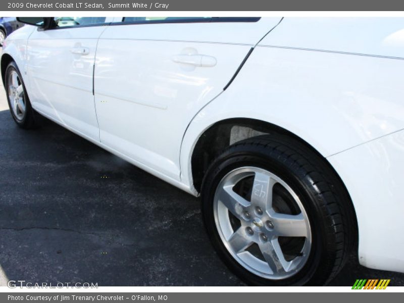 Summit White / Gray 2009 Chevrolet Cobalt LT Sedan
