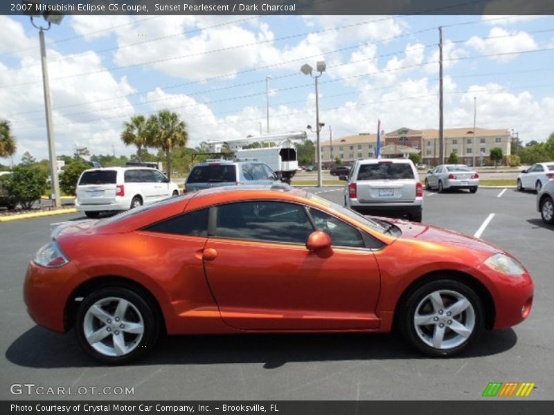 Sunset Pearlescent / Dark Charcoal 2007 Mitsubishi Eclipse GS Coupe